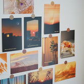 Golden Hour Wandcollage Postkarten